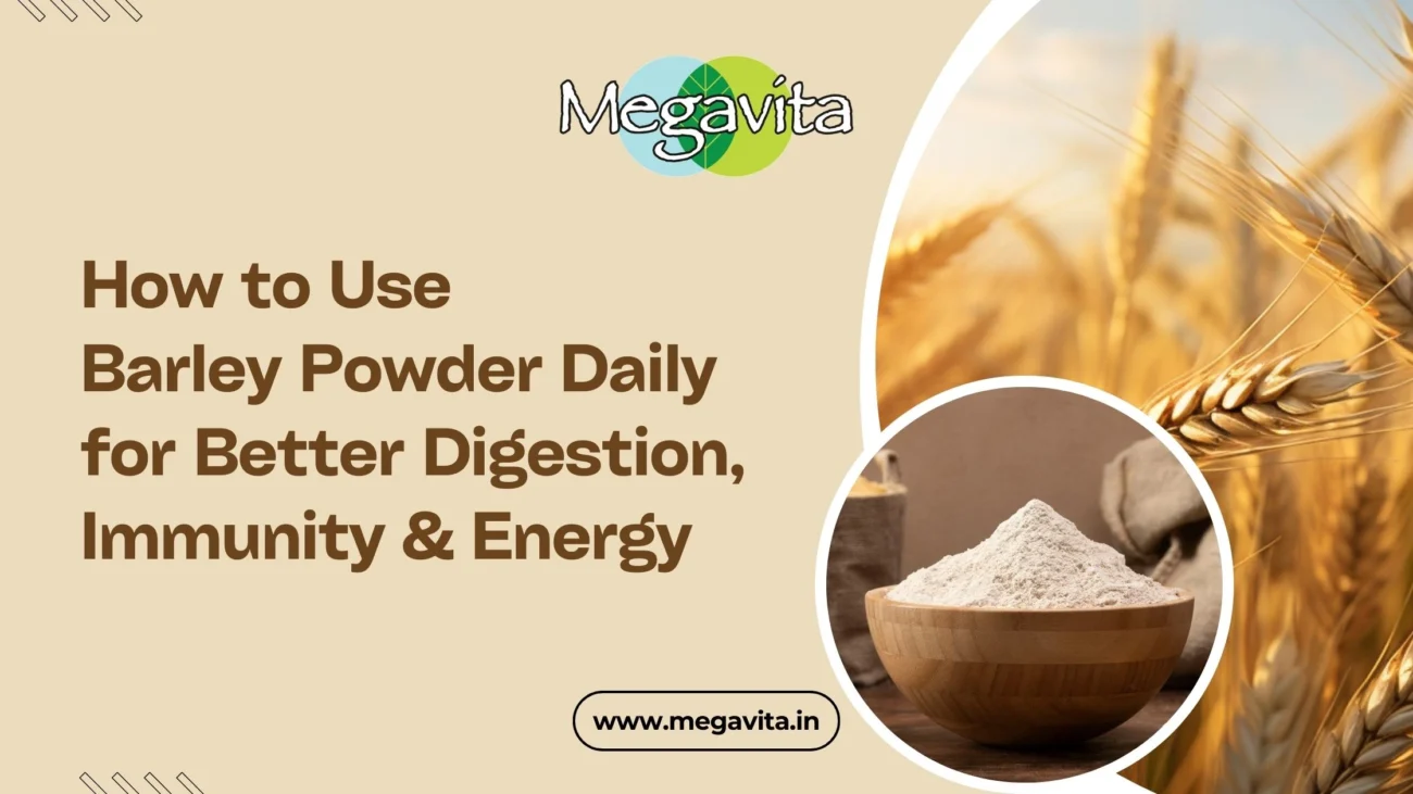 How to use barley powder daily for better digestion and immunity