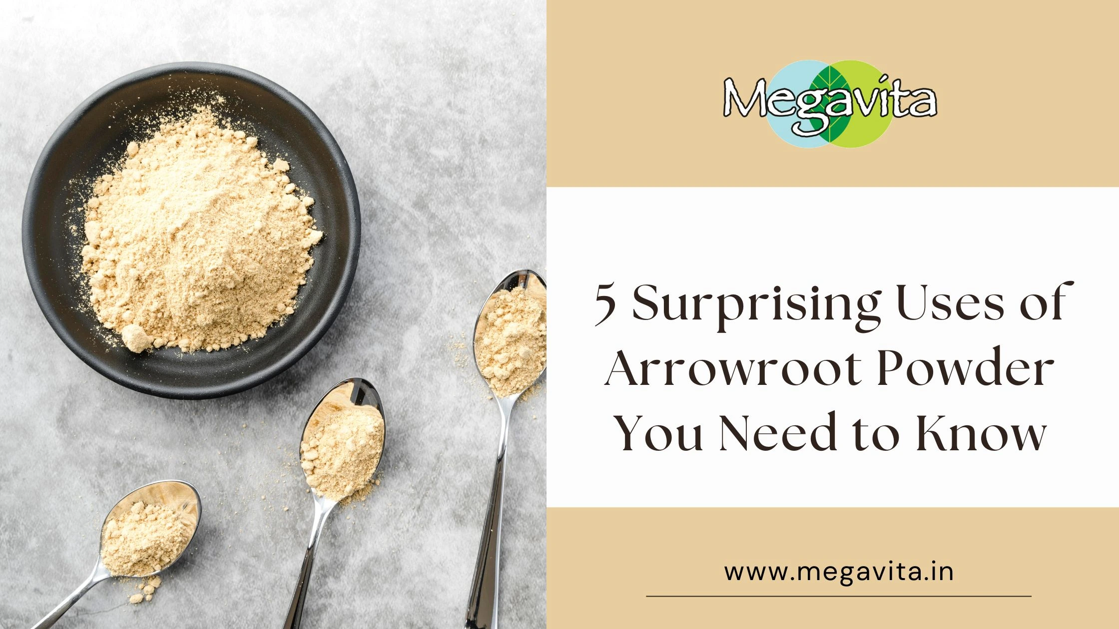 Surprising uses of organic arrowroot powder you need to know