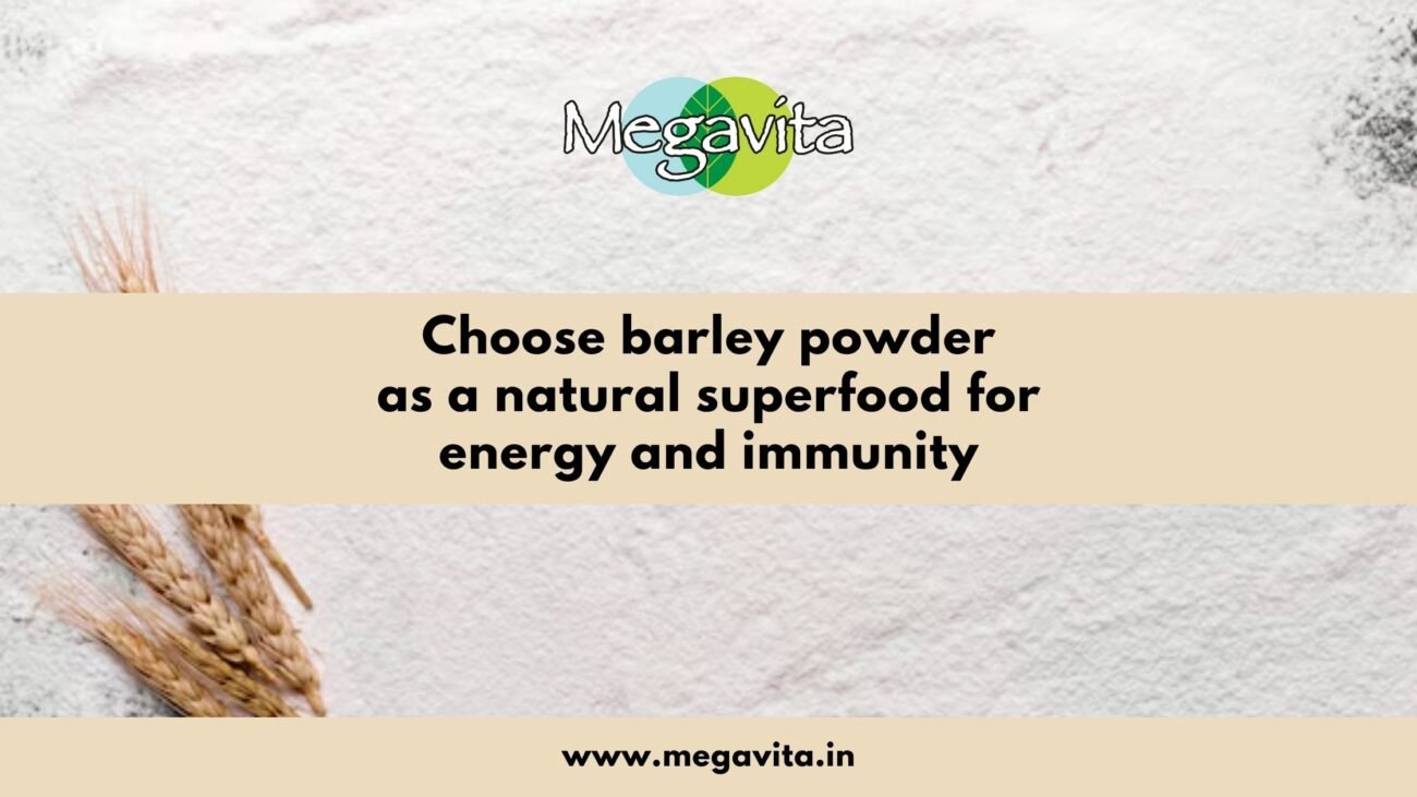 Choose barley powder as a natural superfood for energy and immunity